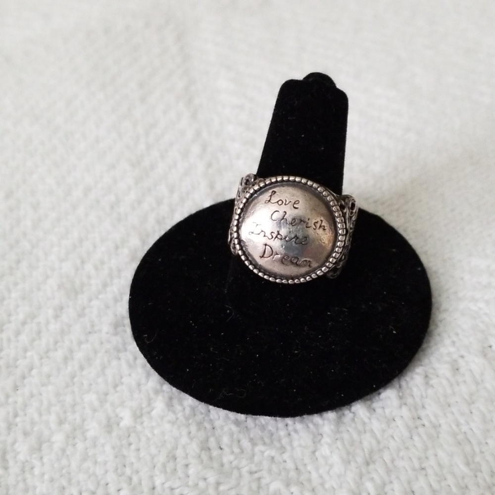 Silpada inscription ring